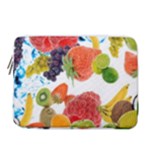 Fruits, Drip, Fruit, Paint, Spring 14  Vertical Laptop Sleeve Case With Pocket