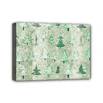 Green Christmas Trees, Cute, Doodle Mini Canvas 7  x 5  (Stretched)