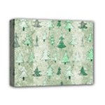 Green Christmas Trees, Cute, Doodle Deluxe Canvas 14  x 11  (Stretched)