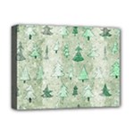 Green Christmas Trees, Cute, Doodle Deluxe Canvas 16  x 12  (Stretched) 