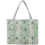 Green Christmas Trees, Cute, Doodle Mini Tote Bag