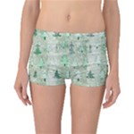 Green Christmas Trees, Cute, Doodle Boyleg Bikini Bottoms