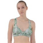 Green Christmas Trees, Cute, Doodle Sweetheart Sports Bra