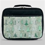 Green Christmas Trees, Cute, Doodle Lunch Bag