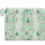 Green Christmas Trees, Cute, Doodle Canvas Cosmetic Bag (XXXL)