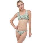 Green Christmas Trees, Cute, Doodle The Little Details Bikini Set