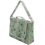 Green Christmas Trees, Cute, Doodle Box Up Messenger Bag