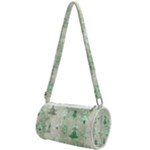 Green Christmas Trees, Cute, Doodle Mini Cylinder Bag