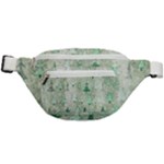 Green Christmas Trees, Cute, Doodle Fanny Pack