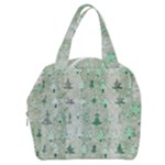 Green Christmas Trees, Cute, Doodle Boxy Hand Bag