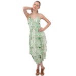 Green Christmas Trees, Cute, Doodle Layered Bottom Dress