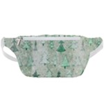 Green Christmas Trees, Cute, Doodle Waist Bag 