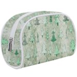 Green Christmas Trees, Cute, Doodle Make Up Case (Large)