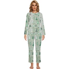 Womens  Long Sleeve Lightweight Pajamas Set 