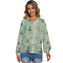 Women s Long Sleeve Button Up Shirt 