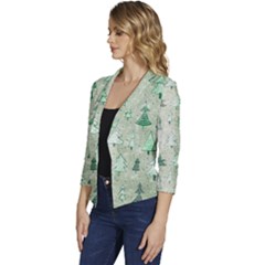 Women s Casual 3/4 Sleeve Spring Jacket 