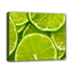 Lime Slices Close Up, Fresh, Fruit, Green Lemon Canvas 10  x 8  (Stretched)