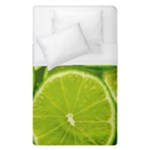 Lime Slices Close Up, Fresh, Fruit, Green Lemon Duvet Cover (Single Size)