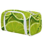 Lime Slices Close Up, Fresh, Fruit, Green Lemon Toiletries Pouch