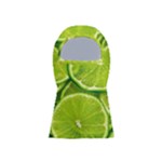 Lime Slices Close Up, Fresh, Fruit, Green Lemon Balaclava Face Mask