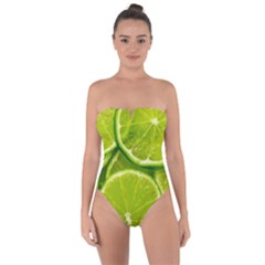 Tie Back One Piece Swimsuit 