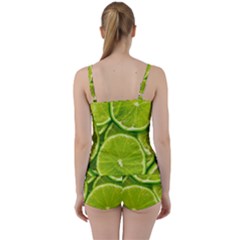 Tie Front Two Piece Tankini 