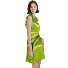 Cocktail Party Halter Sleeveless Dress With Pockets 