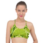 Lime Slices Close Up, Fresh, Fruit, Green Lemon Basic Training Sports Bra