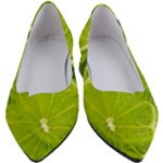 Lime Slices Close Up, Fresh, Fruit, Green Lemon Women s Block Heels 