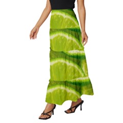 Tiered Ruffle Maxi Skirt 