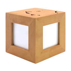 Wood Photo Frame Cube 