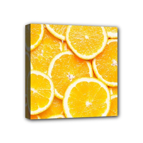 Oranges, Orange, Fruits Mini Canvas 4  x 4  (Stretched) from ArtsNow.com