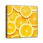 Oranges, Orange, Fruits Mini Canvas 6  x 6  (Stretched)