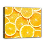 Oranges, Orange, Fruits Canvas 14  x 11  (Stretched)