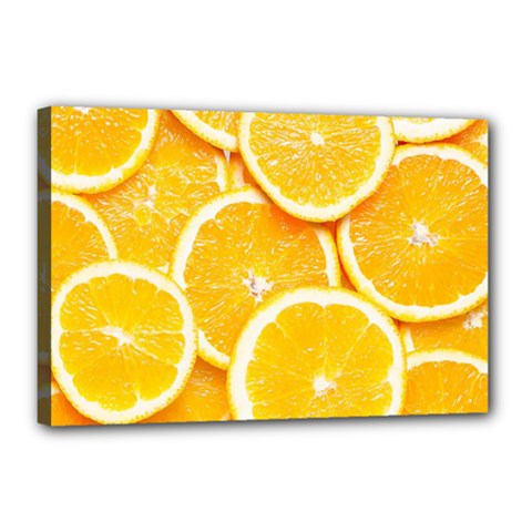 Oranges, Orange, Fruits Canvas 18  x 12  (Stretched) from ArtsNow.com