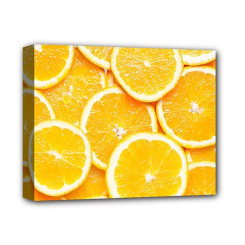 Oranges, Orange, Fruits Deluxe Canvas 14  x 11  (Stretched) from ArtsNow.com