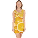 Oranges, Orange, Fruits Bodycon Dress