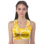 Oranges, Orange, Fruits Fitness Sports Bra