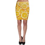 Oranges, Orange, Fruits Bodycon Skirt