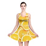 Oranges, Orange, Fruits Reversible Skater Dress