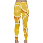 Oranges, Orange, Fruits Classic Yoga Leggings