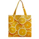 Zipper Grocery Tote Bag 