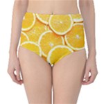 Oranges, Orange, Fruits Classic High-Waist Bikini Bottoms