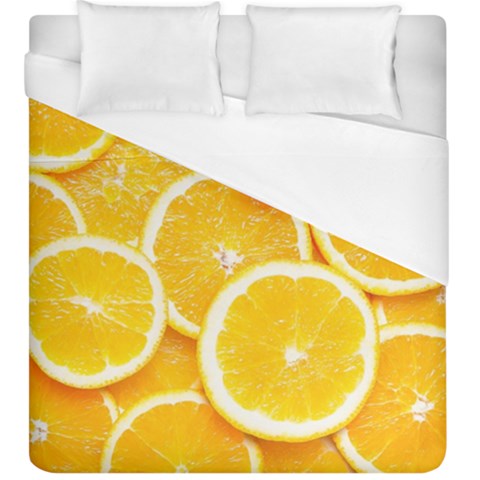 Oranges, Orange, Fruits Duvet Cover (King Size) from ArtsNow.com