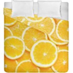 Oranges, Orange, Fruits Duvet Cover Double Side (King Size)