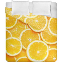 Oranges, Orange, Fruits Duvet Cover Double Side (California King Size) from ArtsNow.com