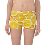 Oranges, Orange, Fruits Reversible Boyleg Bikini Bottoms