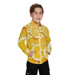 Oranges, Orange, Fruits Kids  Windbreaker