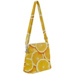 Oranges, Orange, Fruits Zipper Messenger Bag