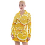 Oranges, Orange, Fruits Women s Long Sleeve Casual Dress